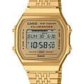 Casio Casio Vintage ABL-100WEG-9A  ABL-100WEG-9A кварцевые мужские часы   циферблат, браслет нержавеющая сталь с ip-покрытием — вид спереди