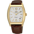 Orient Orient ERAE006W (FERAE006W)  FERAE006W механические мужские часы  белый циферблат, браслет кожа + текстиль — вид спереди