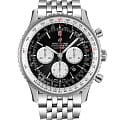 Breitling Breitling Navitimer B01 Chronograph 46 AB0127211B1A1  AB0127211B1A1 механические мужские часы   циферблат, браслет нержавеющая сталь — вид спереди