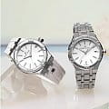 Maurice Lacroix Maurice Lacroix Aikon Quartz AI1106-SS000-150-7 кварцевые женские часы часы, крупный план белый циферблат