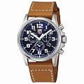Luminox Luminox XL.1944  XL.1944 электронные мужские часы  синий циферблат, браслет кожа + текстиль — вид спереди
