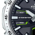 Casio Casio Edifice EFV-C110D-1A3VDF (EFV-C110D-1A3) EFV — задняя крышка сталь алюминий металл корпуса японские часы