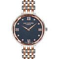 Lee Cooper Lee Cooper LC07610.590  LC07610.590 кварцевые женские часы  серебристый циферблат, браслет нержавеющая сталь с pvd-покрытием — вид спереди