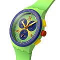 Swatch Swatch Essentials SUSG101 кварцевые мужские часы часы, крупный план цветной циферблат
