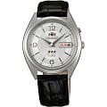 Orient Orient EM0401ZW (FEM0401ZW)  FEM0401ZW механические мужские часы  серый циферблат, браслет кожа + текстиль — вид спереди