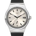 Swatch Swatch Irony Sistem51 Petite Seconde SY23S408  SY23S408 механические женские часы  белый циферблат, браслет кожаный — вид спереди
