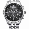 Citizen Citizen Eco-Drive AT2570-56E  AT2570-56E кварцевые мужские часы  черный циферблат, браслет нержавеющая сталь — вид спереди