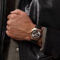 Breitling Breitling Chronomat B01 42 RB0134101B1S1 мужские часы антрацитовый циферблат на запястье