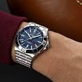 Breitling Breitling Chronomat Automatic GMT 40 A323989B1C1A1 мужские часы синий циферблат на запястье