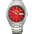 Orient Orient AB00006H (FAB00006H)  FAB00006H механические мужские часы  красный циферблат, браслет  — вид спереди