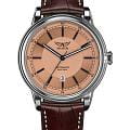 Aviator Aviator Douglas DC-3 V.3.32.0.244.4  V.3.32.0.244.4 механические мужские часы  бежевый циферблат, браслет кожаный — вид спереди