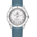 Rado Rado Captain Cook x Julia Peresild R32500718  R32500718 кварцевые женские часы  белый циферблат, браслет кожаный — вид спереди