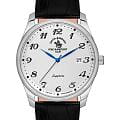Santa Barbara Polo & Racquet Club Santa Barbara Polo & Racquet Club Noble SB.1.10566-1  SB.1.10566-1 кварцевые мужские часы  белый циферблат, браслет кожаный — вид спереди