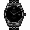 Swiss Military Hanowa Swiss Military Hanowa Dark Night SMWGL0005530  SMWGL0005530 механические мужские часы  черный циферблат, браслет нержавеющая сталь с ip-покрытием — вид спереди