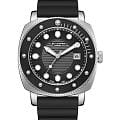 Lee Cooper Lee Cooper LC08193.351  LC08193.351 кварцевые мужские часы  черный циферблат, браслет каучук — вид спереди