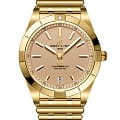 Breitling Breitling Chronomat Automatic 36 Victoria Beckham K103801A1A1K1  K103801A1A1K1 механические женские часы  бежевый циферблат, браслет 18-каратное желтое золото — вид спереди
