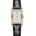 Longines Longines DolceVita L5.255.8.87.0  L52558870 кварцевые женские часы  белый циферблат, браслет кожаный — вид спереди
