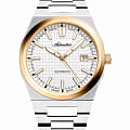 Adriatica Adriatica Automatic A8326.2113A  A8326.2113A механические мужские часы  белый циферблат, браслет нержавеющая сталь — вид спереди