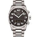 Certina Certina C020.419.11.052.01  C0204191105201 кварцевые мужские часы  черный циферблат, браслет нержавеющая сталь — вид спереди