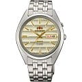 Orient Orient EM0401PW (FEM0401PW)  FEM0401PW механические мужские часы  серый циферблат, браслет  — вид спереди