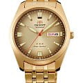 Orient Orient RA-AB0021G1  RA-AB0021G механические мужские часы  коричневый циферблат, браслет сталь c pvd покрытием — вид спереди