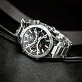 Casio Casio Edifice ECB-2000D-1ADF (ECB-2000D-1A) edifice японские мужские часы на браслете нержавеющая сталь боковой вид