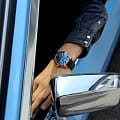Mido Mido Belluna Sunray M024.630.36.041.00 механические мужские часы часы, крупный план синий циферблат