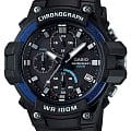 Casio Casio Illuminator MCW-110H-2A  MCW-110H-2A кварцевые мужские часы  черный циферблат, браслет  — вид спереди