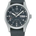 Seiko Seiko 5 Sports SRPH31K1S  SRPH31K1S механические мужские часы  серый циферблат, браслет нейлон — вид спереди