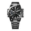 Casio Casio Edifice ECB-2000DC-1ADF (ECB-2000DC-1A) кварцевые мужские часы часы, крупный план серый циферблат