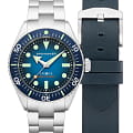 Spinnaker Spinnaker Spence SP-5097-22  SP-5097-22 механические мужские часы  синий циферблат, браслет нержавеющая сталь — вид спереди