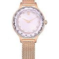 Swarovski Swarovski Octea Nova 5650011  5650011 кварцевые женские часы  серебристый циферблат, браслет нержавеющая сталь с pvd-покрытием — вид спереди