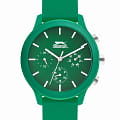 Slazenger Slazenger SL.09.2201.2.05  SL.09.2201.2.05 кварцевые мужские часы  зеленый циферблат, браслет силикон — вид спереди
