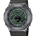 Casio Casio G-Shock GM-2100B-3AER (GM-2100B-3ADR) GM GM-2100B-3AER электронные мужские часы  зеленый циферблат, браслет полимер — вид спереди
