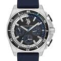 U.S. Polo Assn. U.S. Polo Assn. Crossing USPA1092-02  USPA1092-02 кварцевые мужские часы  черный циферблат, браслет кожаный — вид спереди