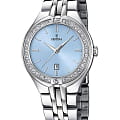  Festina Mademoiselle F16867/4  F16867/4 кварцевые женские часы  голубой циферблат, браслет нержавеющая сталь — вид спереди