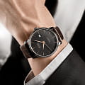 Mido Mido Baroncelli Chronometer Silicon Gent M027.408.16.061.00 механические мужские часы часы, крупный план антрацитовый циферблат