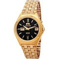 Orient Orient EM5A00QB (FEM5A00QB)  FEM5A00QB механические мужские часы  черный циферблат, браслет  — вид спереди