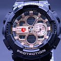 Casio GA-140GB-1A2 наручные мужские часы застежка крупным планом