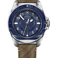 Victorinox Victorinox Journey 1884 Automatic 241980.1  241980.1 механические мужские часы  синий циферблат, браслет кожаный — вид спереди
