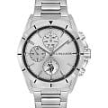 U.S. Polo Assn. U.S. Polo Assn. Crossing USPA1079-05  USPA1079-05 кварцевые мужские часы  серебристый циферблат, браслет нержавеющая сталь — вид спереди