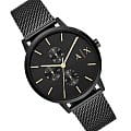 Armani Exchange Armani Exchange Cayde  AX2716  итальянские мужские часы на браслете сталь с ip покрытием боковой вид