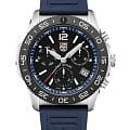 Luminox Luminox Pacific Diver XS.3143.SET  XS.3143.SET кварцевые мужские часы  черный циферблат, браслет каучук — вид спереди
