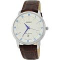 Orient Orient UNG5004W (FUNG5004W)  FUNG5004W  мужские часы  белый циферблат, браслет кожа + текстиль — вид спереди