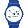 Swatch Swatch New Gent Biosourced SO29Z704  SO29Z704 кварцевые мужские часы  белый циферблат, браслет силикон — вид спереди