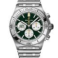 Breitling Breitling Chronomat B01 42 NFL Green Bay Packers Edition AB01342B1L1A1  AB01342B1L1A1 механические мужские часы  зеленый циферблат, браслет нержавеющая сталь — вид спереди
