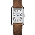 Maurice Lacroix Maurice Lacroix Fiaba Square FA1205-SS001-110-3  FA1205-SS001-110-3 кварцевые женские часы  белый циферблат, браслет кожаный — вид спереди