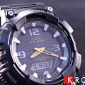 Casio Casio Illuminator AQ-S810W-1BVDF (AQ-S810W-1B) illuminator японские мужские часы на браслете пластик боковой вид