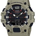 Casio Casio Collection HDC-700-3A3VEF  HDC-700-3A3VEF кварцевые мужские часы  черный циферблат, браслет пластик — вид спереди