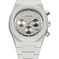 D1 Milano D1 Milano Polychrono PHBJ08  PHBJ08 кварцевые мужские часы  серый циферблат, браслет пластик — вид спереди